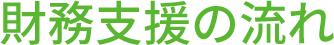 財務支援の流れ
