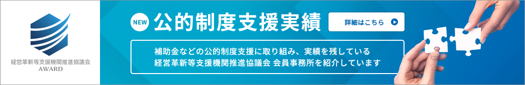 公的制度支援実績